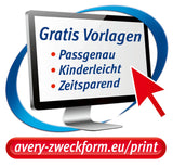 Avery MD1003 tryk til beklædning Inkjet