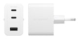 PanzerGlass empower™ by ® Turbo 70W Oplader inkl. 2 x USB-C + USB-A | EU Stik | Silver White