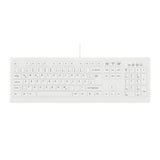 Contour Design Active Key AK-C8100F-U1-W/GE tastatur Medicinsk USB QWERTZ Tysk Hvid