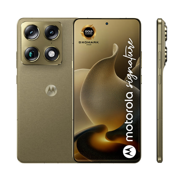 Motorola signature 17,2 cm (6.78") Dual SIM Android 16.0 5G USB Type-C 16 GB 512 GB 5200 mAh Guld