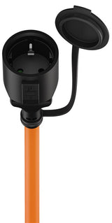 Goobay 76223 el-ledning Orange 1,5 m CEE7/3