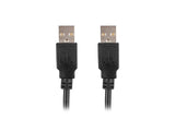 Lanberg CA-USBA-20CU-0010-BK USB-kabel USB 2.0 1 m 0,48 Gbit/sek. Sort