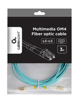 Gembird CFO-MDOM4-LC/LC-3M InfiniBand og fiberoptisk kabel LC/UPC Turkis