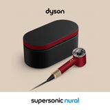 Dyson Supersonic Nural Straight + Wavy hårtørrer 1600 W Guld, Rød