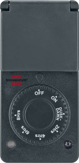 Brennenstuhl 1506120 elektronisk tæller Sort Daglig timer