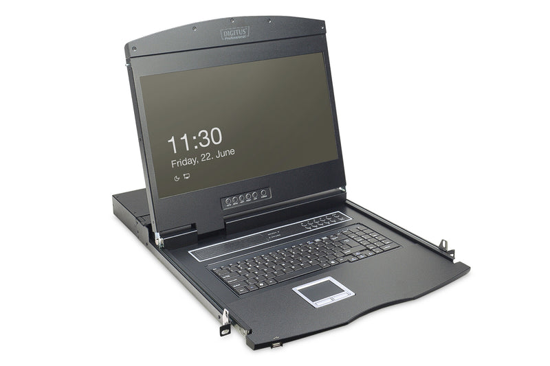 Digitus DS-72211-4GE rack-konsol 48,3 cm (19") 1366 x 768 pixel Sort 1U