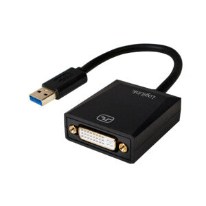 LogiLink UA0232 USB grafisk adapter 1920 x 1080 pixel Sort