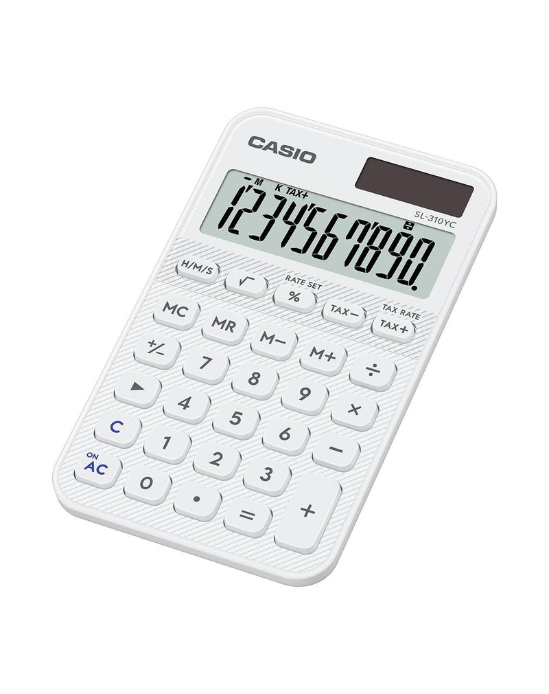 Casio SL-310YC regnemaskine Lomme Basis Hvid