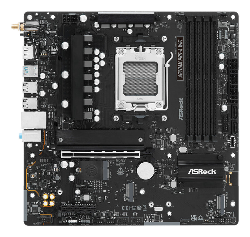 Asrock A620AM PRO-A WIFI AMD A620 Sokkel AM5 micro ATX