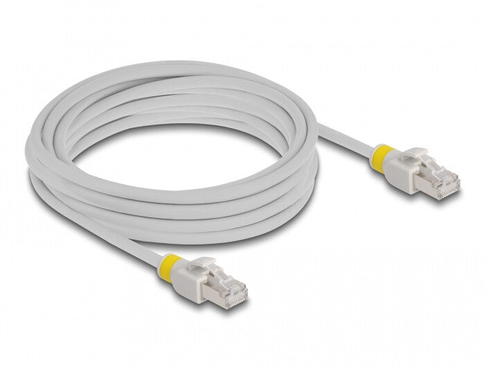 DeLOCK 80121 netværkskabel Grå 5 m Cat6a S/FTP (S-STP)