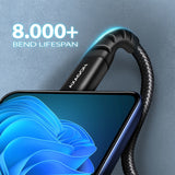 Axagon BUCM-AM20AB USB-kabel USB 2.0 2 m USB A USB C 0,48 Gbit/sek. Sort