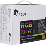 Inter-Tech Argus RGB-750W CM II enhed til strømforsyning 20+4 pin ATX ATX Sort