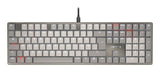 CHERRY KC 500 MX LP tastatur Hjemme/kontor USB QWERTZ Tysk Grå