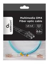 Gembird CFO-MDOM4-LC/LC-0.5M InfiniBand og fiberoptisk kabel 0,5 m LC/UPC Turkis