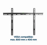 Gembird WM-70F-02 tv-beslag 177,8 cm (70") Sort