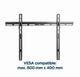 Gembird WM-70F-02 tv-beslag 177,8 cm (70") Sort