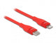 DeLOCK 86635 Lightning kabel 2 m Rød