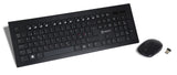 Voxicon 220WL tastatur Mus inkluderet RF trådløst QWERTY Nordisk Sort