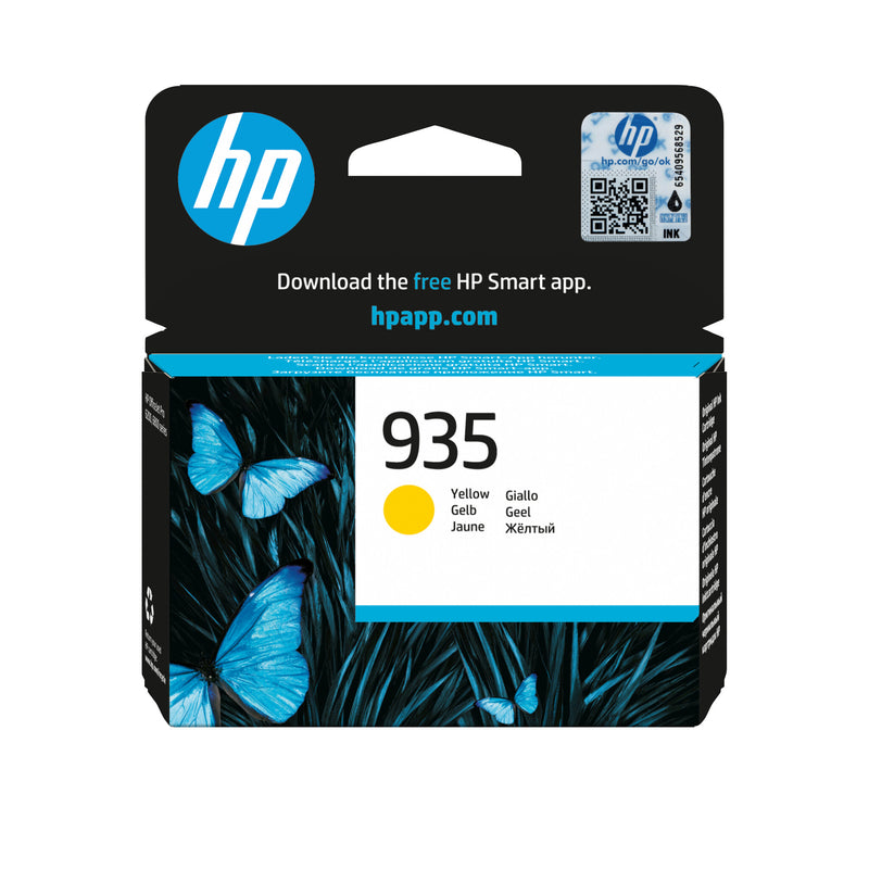 HP Original 935-blækpatron, gul
