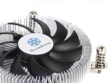 Silverstone SST-NT07-115X Computerkølesystem Chipset Køler 8 cm Sort, Metallic