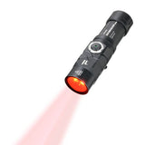 TROIKA ECO KNICKLICHT MICRO Sort Håndlommelygte + pandebånd med lommelygte SMD LED