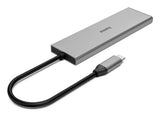 Hama 00200147 interface hub USB Type-C 10000 Mbit/s Grå