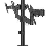 Hama 00220899 skærmbeslag og -stativer 68,6 cm (27") Skrivebord Sort