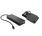 HP Universal USB-C-hub og bærbar oplader-kombination