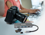 D-Link DUB-2327 dockingstation Ledningsført USB Type-C Grå