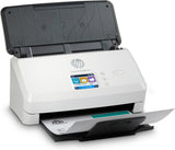 HP Scanjet Pro N4000 snw1 Sheet-feed Scanner Skanner med papir-tilførsel 600 x 600 dpi A4 Sort, Hvid