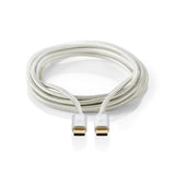 Nedis CCTB60800AL20 USB-kabel USB 2.0 2 m USB C 0,48 Gbit/sek. Sølv