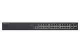 GS-2426P Administreret L2 Gigabit Ethernet (10/100/1000) Strøm over Ethernet (PoE) 1U Sort
