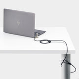 StarTech.com UNIVCS-LAPTOP-LOCK kabellås Sort, Sølv 2 m