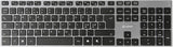 Voxicon Slim Metal 295 tastatur RF trådløst QWERTY Nordisk Sort, Grå