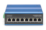 Digitus DN-651121 netværksswitch Ikke administreret L2 Gigabit Ethernet (10/100/1000) Strøm over Ethernet (PoE) Sort, Blå
