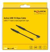 DeLOCK 81195 USB-kabel USB 3.2 Gen 2 (3.1 Gen 2) 3 m USB C 10 Gbit/sek. 60 W Sort