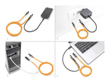 DeLOCK 80410 netværkskabel Orange 3 m Cat6a S/FTP (S-STP)