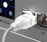 Ubiquiti UACC-Cable-Patch-EL-1M-W netværkskabel Gennemsigtig, Hvid Cat6