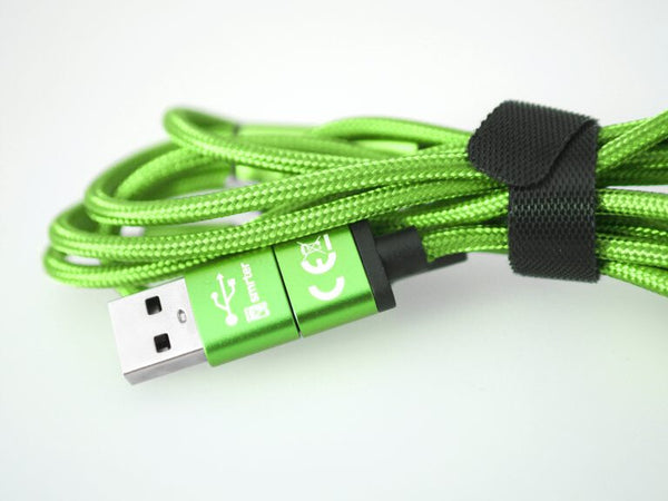 Smrter Hydra ULTRA USB-kabel USB 2.0 1,2 m USB A/USB C USB C/Micro USB-A/Lightning Grøn
