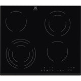 Electrolux EHF6343FOK Sort Indbygget 60 cm Keramisk 4 zone(s)