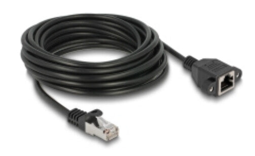 DeLOCK 90779 netværkskabel Sort 5 m Cat6a S/FTP (S-STP)