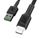 Green Cell KABGC05 Lightning kabel 1,2 m Sort