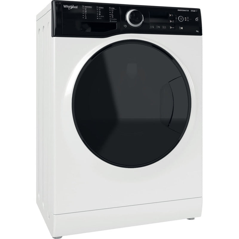Whirlpool WRSB 7259 D EU vaskemaskine Front-læsning 7 kg 1151 rpm Sort, Hvid