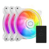 Cooler Master MasterFan MF120 Halo² white 3in1 Computerkabinet Ventilator 12 cm Hvid 3 stk