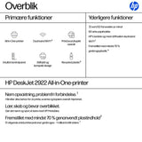 HP DeskJet 2922 Trådløst All-in-One Farve Printer