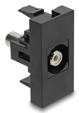 DeLOCK Easy 45 stikkontakt RCA Sort, Hvid