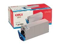 OKI TONER C7100/C7300/C7500 CYAAN tonerpatron 1 stk Original Blå