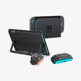 Spigen Nano Pop Cover Nintendo Polykarbonat (PC) Sort