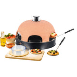 Emerio PO-115984 pizza fremstiller & ovn 6 pizza(er) 1200 W Sort, Orange
