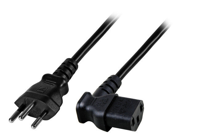 EFB Elektronik EK483.1,8V2 el-ledning Sort 1,8 m T12 C13 forbinder